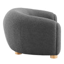 Teagan Boucle Upholstered Fabric Sofa