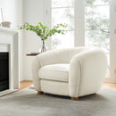 Teagan Boucle Upholstered Fabric Armchair