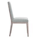 Sophie French Vintage Tufted Fabric Dining Side Chairs Set of 2