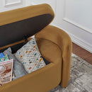 Scarlet Upholstered Performance Velvet Bench