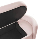 Scarlet Upholstered Performance Velvet Bench