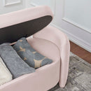 Scarlet Upholstered Performance Velvet Bench