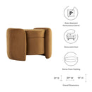 Scarlet Upholstered Performance Velvet Ottoman