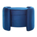 Scarlet Upholstered Performance Velvet Ottoman
