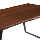Marcel 74" Live Edge Acacia Wood Dining Table
