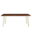 Thatcher 74"  Live Edge Acacia Wood Dining Table