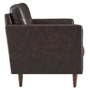 Jackson Tufted Vegan Leather Sofa