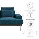 Nicolas Upholstered Fabric Loveseat