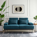 Nicolas Upholstered Fabric Loveseat