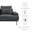 Nicolas Upholstered Fabric Loveseat