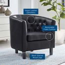 Jamal Upholstered Vinyl Armchair