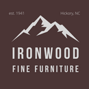 Ironwood Furniture - Satin Honey Jacobson Hickory Wood Headboard - Made in USA