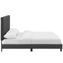 Brianna Tufted Button Upholstered Fabric Platform Bed