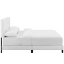 Brianna Tufted Button Upholstered Fabric Platform Bed